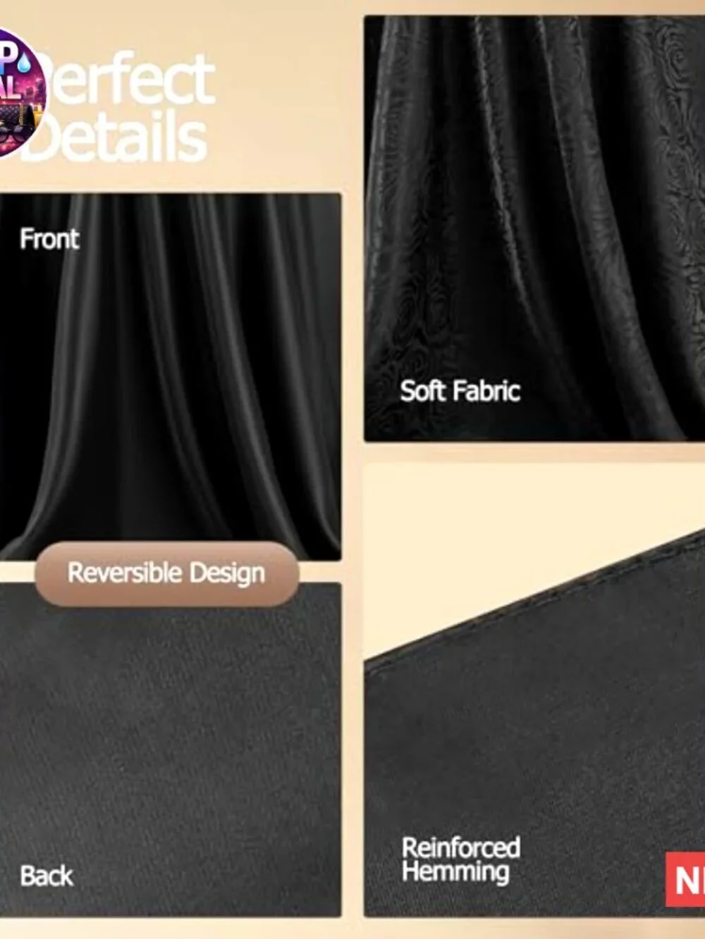 Silk-Like Satin Head Scarf 35